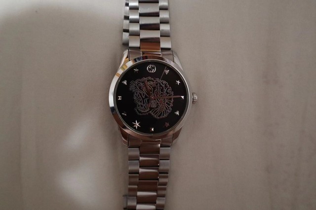Gucci G-Timeless Men's Black Watch 