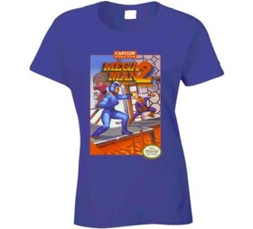 Mega Man 2 Nes Video Game Cover T Shirt