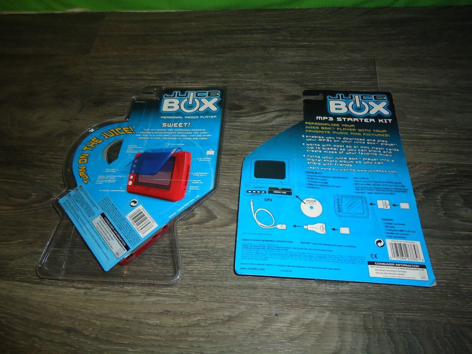 Mattel Juice Box Blue ( 512 MB ) Digital Media Player for sale