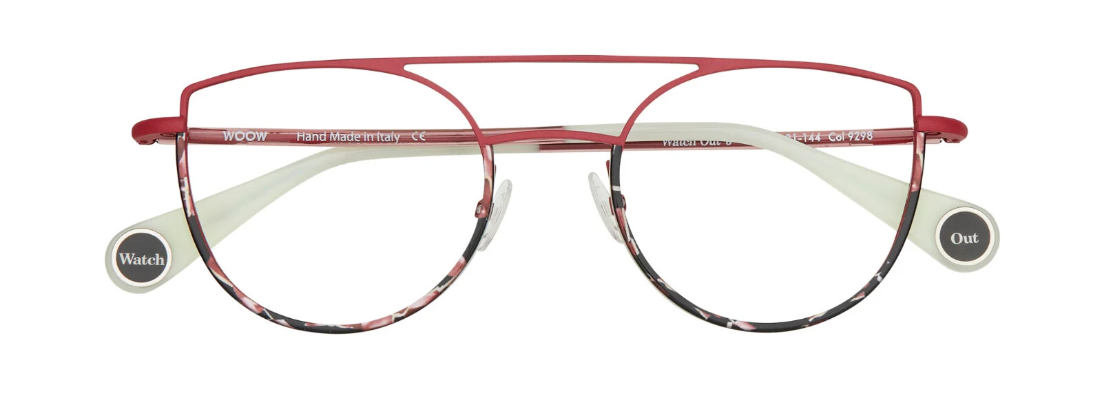 Petites lunettes rétro WOOW bordeaux pour affirmer son style en réunion