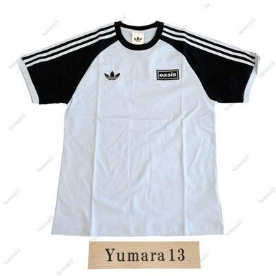 adidas x Oasis Tour Three Stripes T-shirt Clear Sky KT3447 Japan