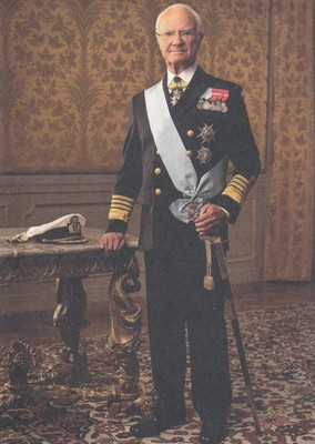 ***ORIGINAL POSTCARD-2026***KÖNIG CARL XVI. GUSTAF-BERNADOTTE-ADEL-MONARCHIE