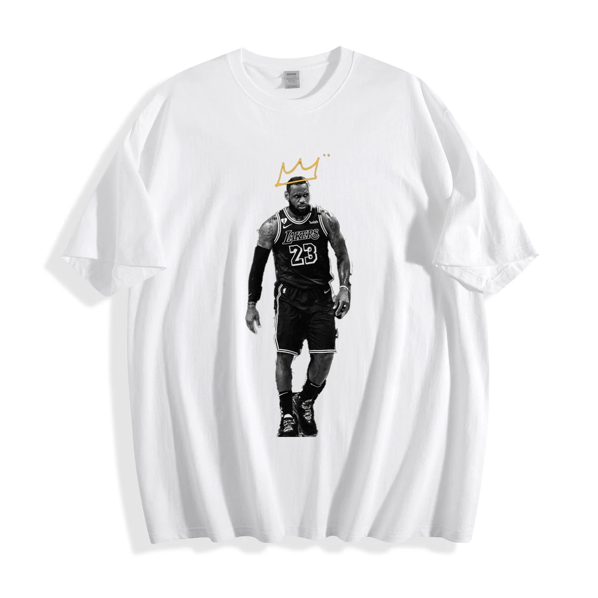 Gryeur Lebron Cleveland Fan Wear T-shirt Adulto - Taglia XXX-Large, Cotone Morbido