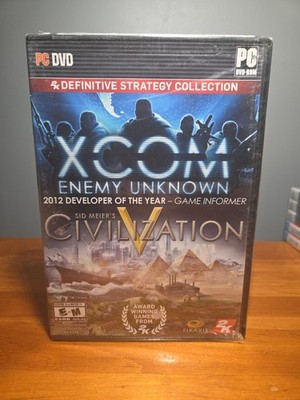 XCOM Enemy Unknown and Sid Meier Civilization V Sealed 2 PC Games
