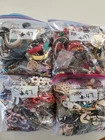 Lot 47 Misc Vtg Costume Jewelry Wearable Repairable Craft Mixed Materials 20 lbs