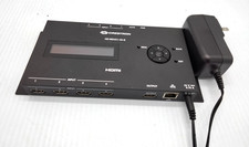 Crestron 4x1 HDMI 4K Switcher HD-MD4X1-4K-E w/ Crestron AC Power Supply Adapter