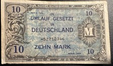 10 Mark 1944 Ro. 203d Alliierte Milit&auml;rbeh&ouml;rde