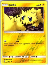 Joltik 61/236 Unified Minds Reverse Holo Common Pokémon Card