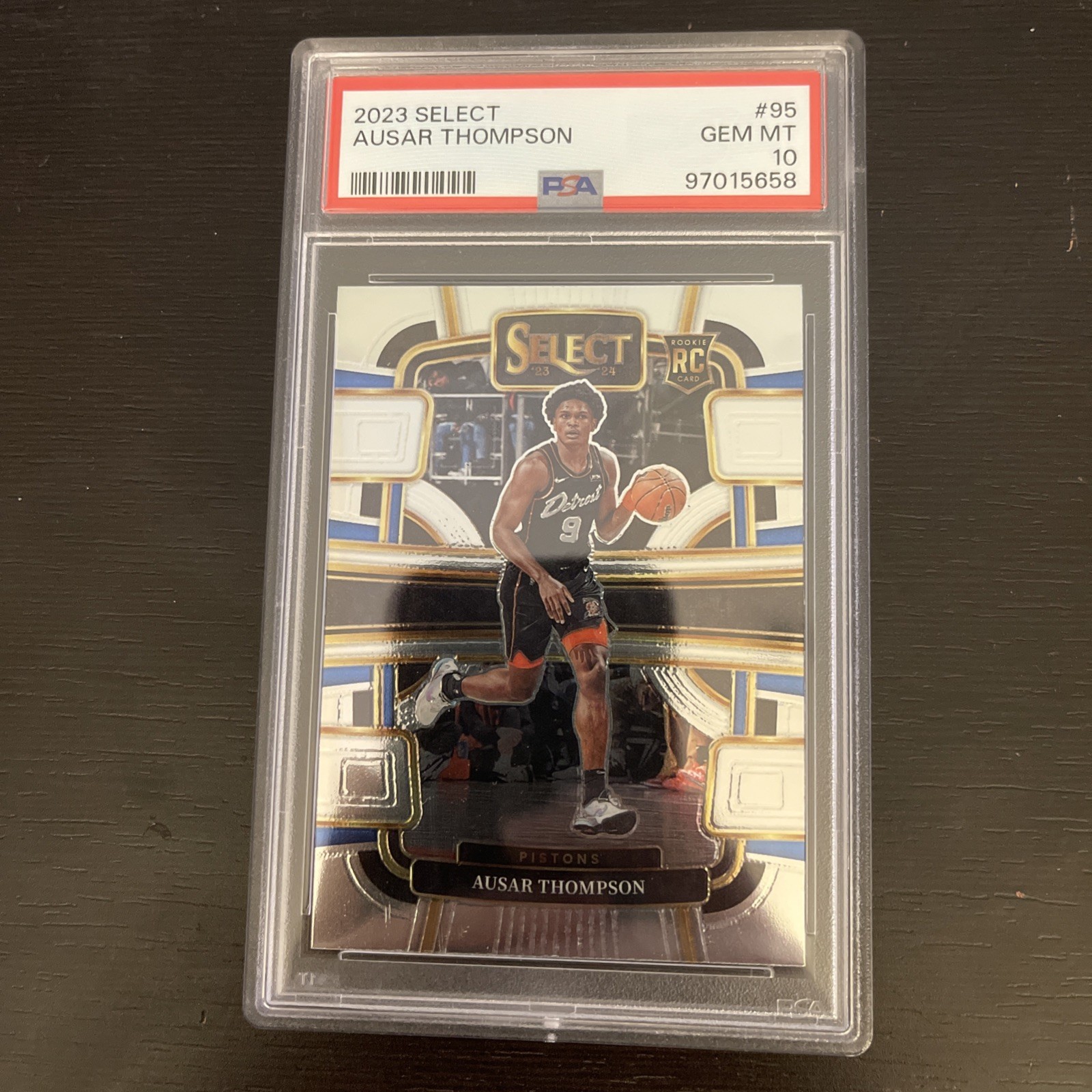 2023-24 Panini Select - Concourse Ausar Thompson #95 Silver Prizm (RC)
