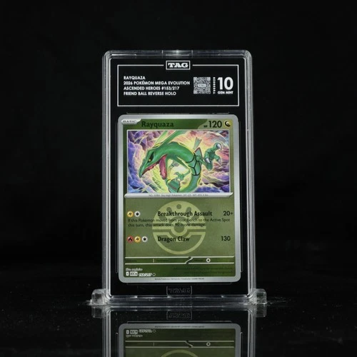 2026 Pokemon - Rayquaza (Friend Ball) 153 Ascended Heroes Reverse Holo - TAG 10