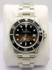 Rolex Sea-Dweller 16600 Silver Oyster Bracelet with Black Bezel Watch Only