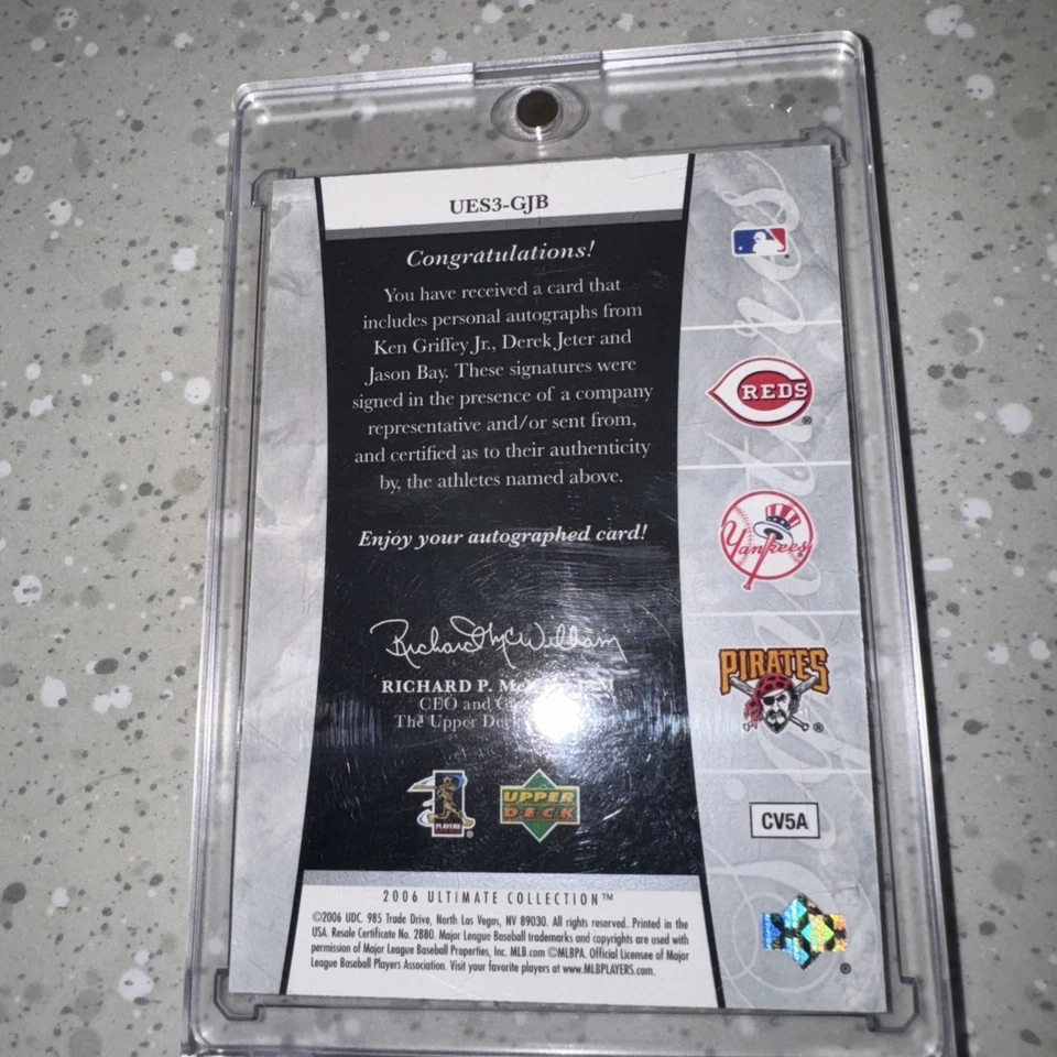 Ultimate Collection 2006 - Ultimate Ensemble Signatures 3 Ken Griffey Jr, Derek Foto 4 de 4