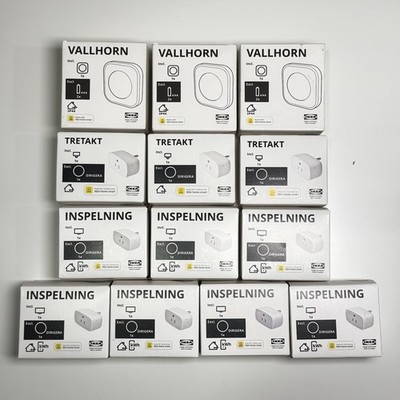 IKEA Smart Home Lot: 7x INSPELNING Energy Plug, 3x TRETAKT Plug, 3x VALLHORN