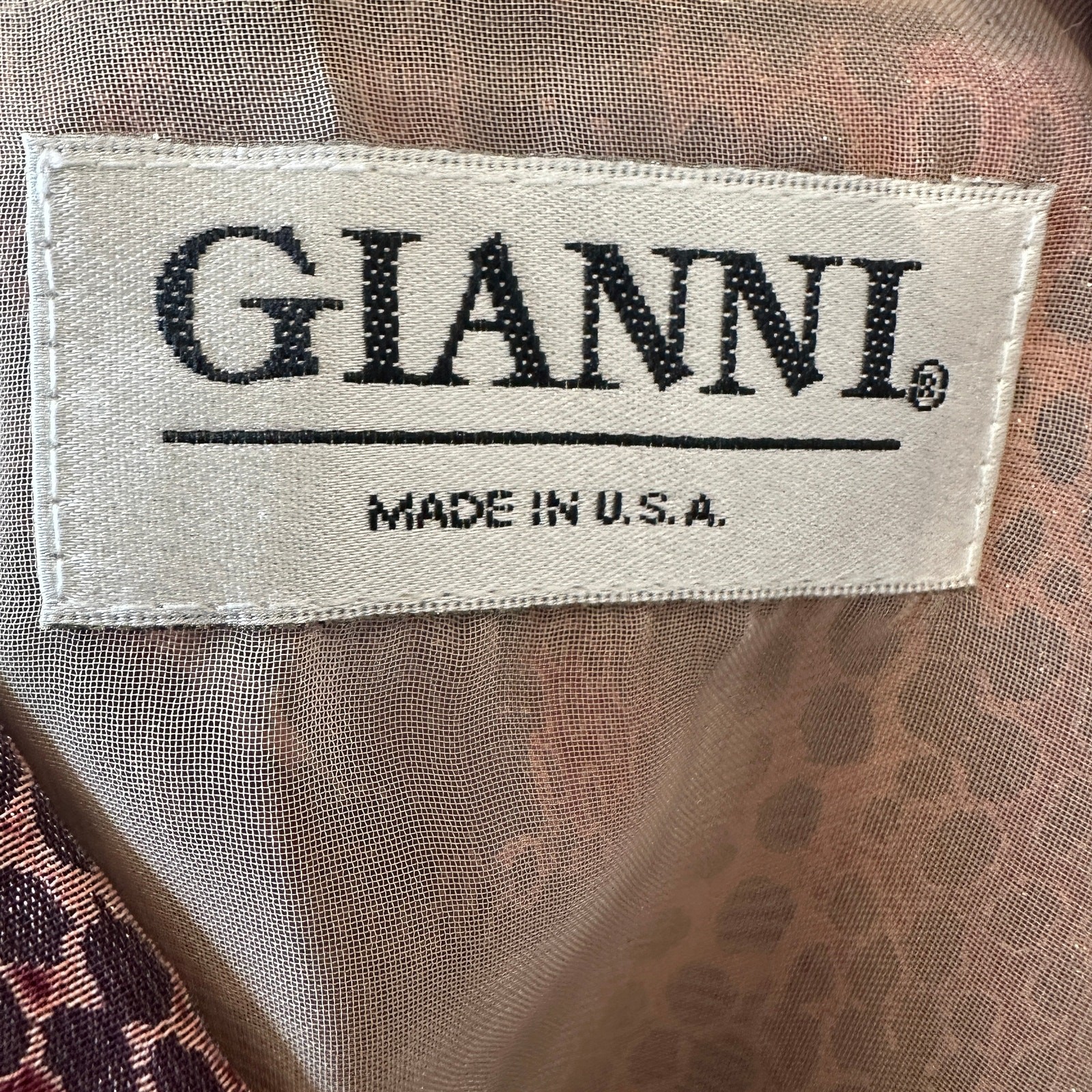 Gianni Python Button Down Shirt Size 10 Designer … - image 4