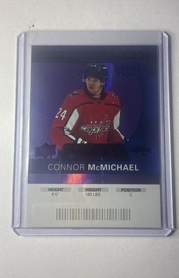 2021-22 Upper Deck Credentials - 2020-21 Debut Ticket Access Connor McMichael...