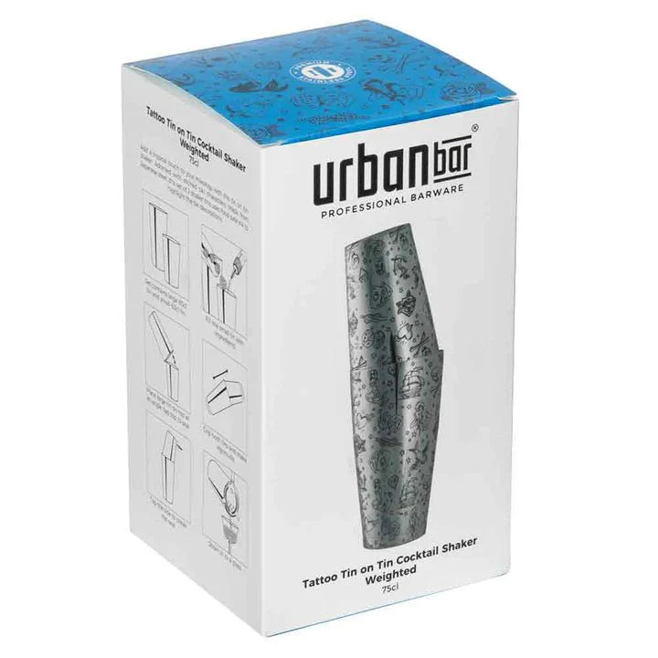 Shakers TATTOO - Pack de 2 en acier premium - 4