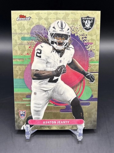 Ashton Jeanty Superfractor 1/1 RC ⭐️ - 2025 TOPPS FINEST - Las Vegas Raiders