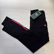 CHERVO WOMEN'S GOLF ACTIVEWEAR LEGGINGS SIZE 6 BLACK MULTI NEW NWT