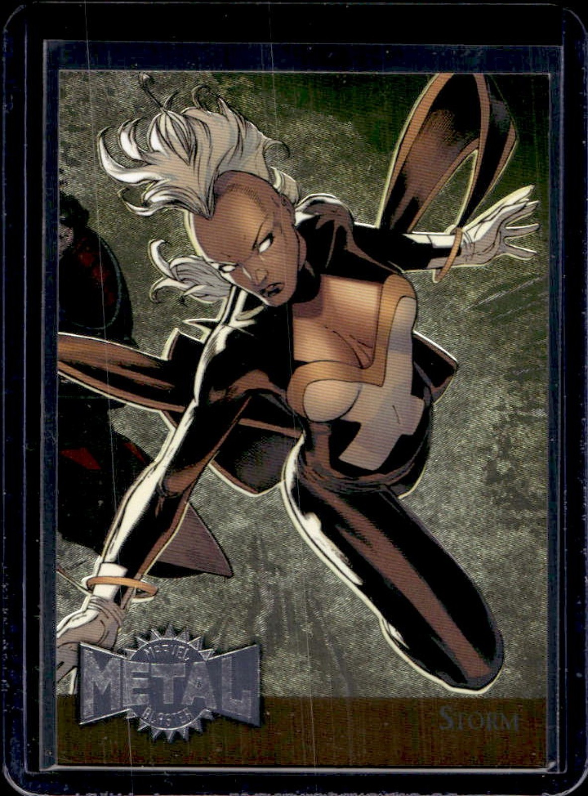 2015 Fleer Retro Marvel Storm 1995 Flair Metal Blaster #37