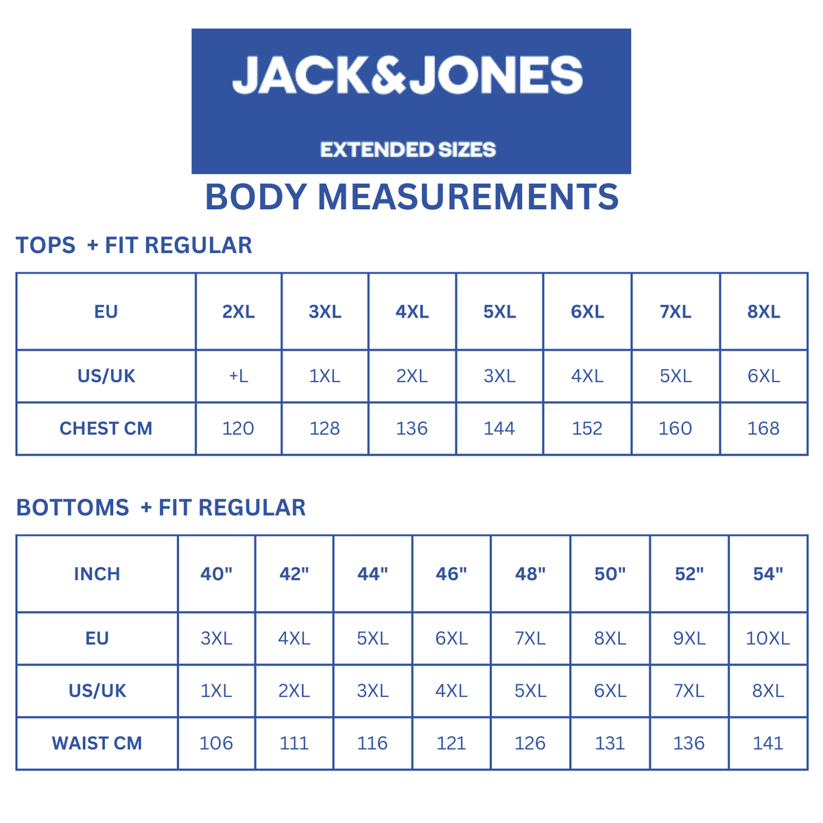 Jack & Jones Mens Corp Plus Size Big Tall Short Sleeve Crew