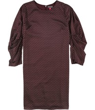 Vince Camuto Womens Trinket Midi Dress, Red, 6