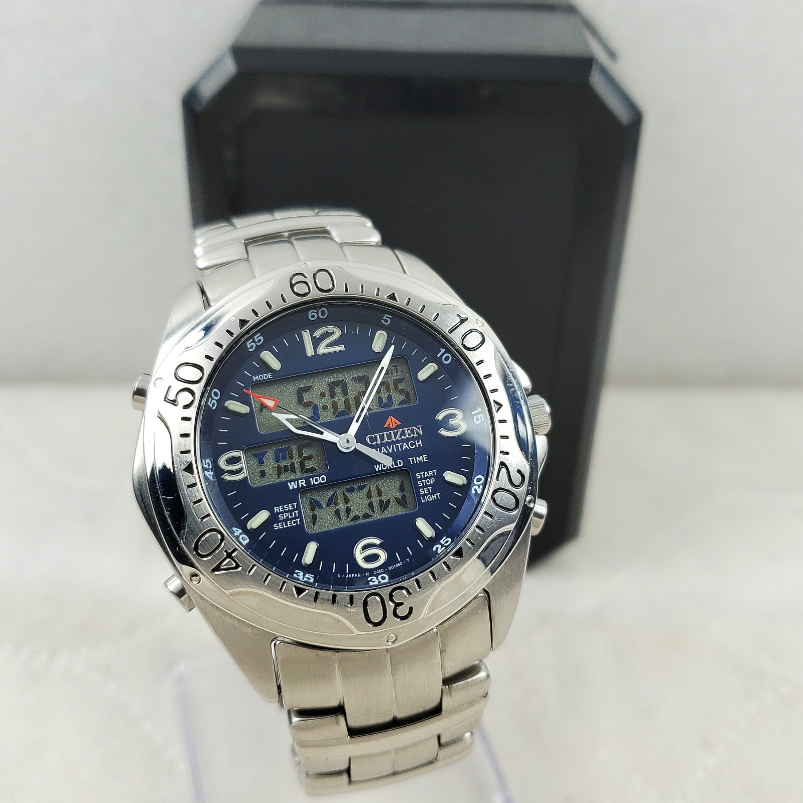 WATCH CHRONOGRAPH C450-Q01563 CITIZEN MEN'S ANA-DIGI NAVITACH PROMASTER VINTAGE - VintageWatches.PK WATCH CHRONOGRAPH C450-Q01563 CITIZEN MEN'S ANA-DIGI NAVITACH PROMASTER VINTAGE - vintagewatches.pk