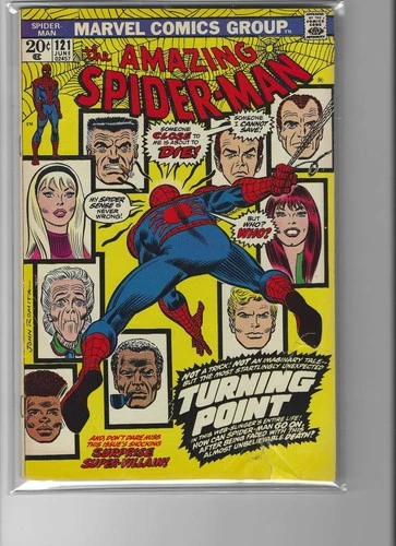 Amazing Spider-Man #121 DEATH OF GWEN STACY KEY Bronze Age Marvel 1973 F/VF