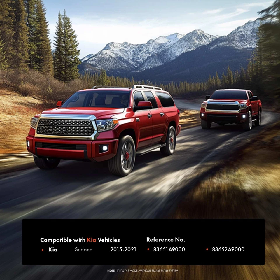 Manija de puerta exterior corredera trasera con cubierta para Kia Sedona 2015-2021 83651A9000 Foto 2 de 4