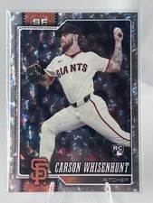 2026 Topps Series 1 Carson Montgomery # 184 Rookie RC Silver Crackle Foilboard