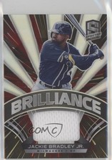 2021 Spectra Brilliance Materials Hyper Prizm 45/75 Jackie Bradley Jr 02l6