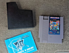 Ghosts 'N Goblins Nintendo NES Game Cartridge Authentic W/ Manual & Sleeve Test