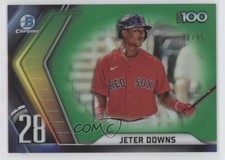 2022 Bowman Chrome Scouts Top 100 Green Refractor 82/99 Jeter Downs #BTP-28 6zh