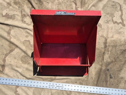 Vintage Mac Tools MB300S K3 Red Hanging Collapsible Folding Side Shelf