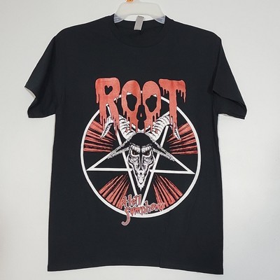 ROOT Hell Symphony M MEDIUM T-Shirt Black Mens Band Logo