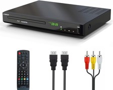 π LONPOO LP-100 Blu-ray Player β’ 1080P Full HD β’ HDMI / AV / Coaxial β’ USB