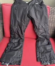 Ocean & Earth Womens EXTRA SMALL Black Ski Snowboarding Snow Pants Winter