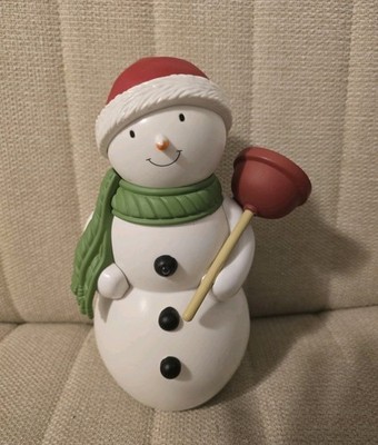 Hallmark Jolly in the John Snowman Talking/Singing Toilet Buddy Tested Working