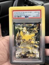 Pokémon 2016 XY Generations Red & Blue Collection Pikachu EX XY124 Promo PSA 1 