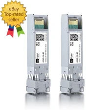 H!Fiber 10G Multimode SFP+ LC Module, 10Gbase-Sr Fiber Transceiver for Ubiquiti