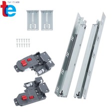 Full Extension Undermount Drawer Slides 18" 100LB Load Capacity