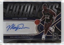 2021 Panini Spectra Catalysts Signatures 56/99 Mark Aguirre #CAS-MAG Auto 1j7s