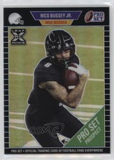 2021 Leaf Pro Set Metal Black Rainbow /30 Rico Bussey Jr #77 0wp8