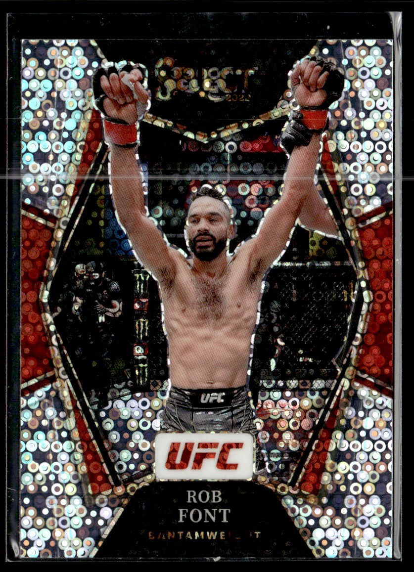 2022 Panini Select UFC Rob Font Disco Prizm KT