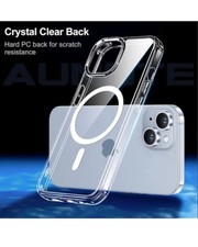 iPhone 15 Pro MagSafe Back Cover  Camera Glass  Full Tempered Glass Transparen
