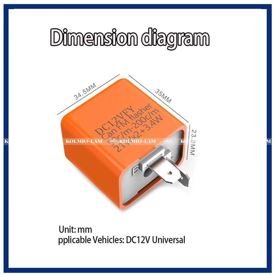 Подходит для Kawasaki Ninja250R Ninja300 Ninja400 Ninja650 флэшер реле бипер - Изображение 3 из 4