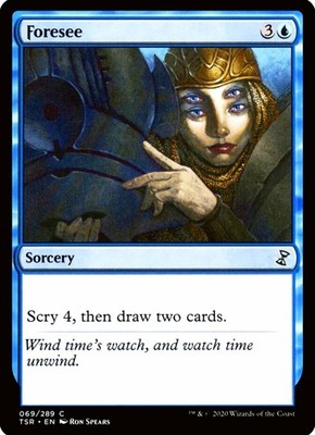  X 1 Foresee NM TSR 069 MTG Magic The Gathering