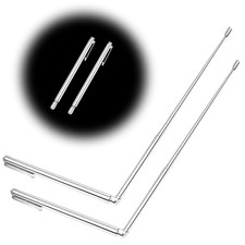Durable Stainless Steel Dowsing Rods - 2pcs for Energy, Water,  Gold Divination