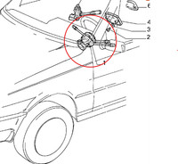 DeviofüHrung AuslöSer Schwarz Fiat Duna Ritmo Lancia Y10 Imos OE 7560221