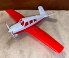 Vintage 1960/70’s Plastic Beechcraft Bonanza Vee Tail Airplane Toy