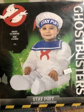 Disfraz de Halloween Infantil 3-6 Meses Cazafantasmas Malvavisco Hombre Stay Puft NUEVO